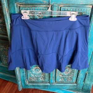 Lilly Pulitzer Gorgeous Blue Luxletic Skort Size XL!